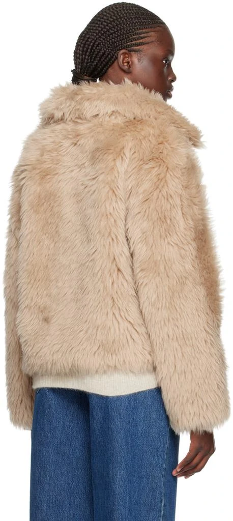 Yves Salomon Beige Buttoned Jacket 3