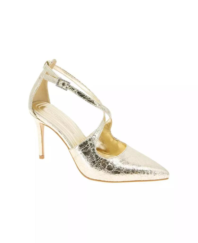 BCBG Women's Bromi Criss-Cross Strappy Pumps