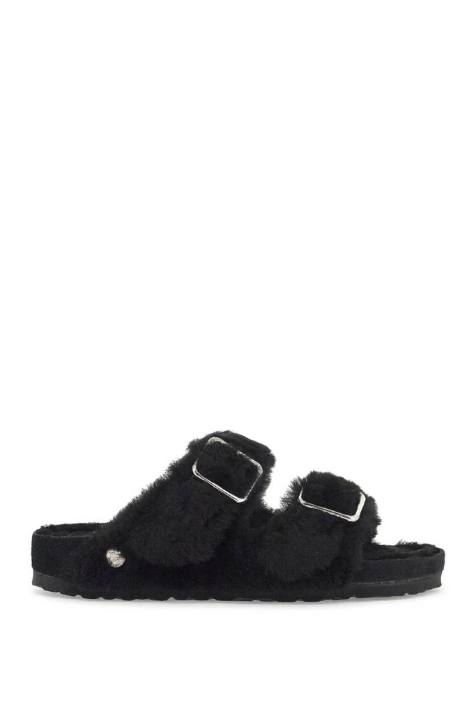 Birkenstock shearling slides 1
