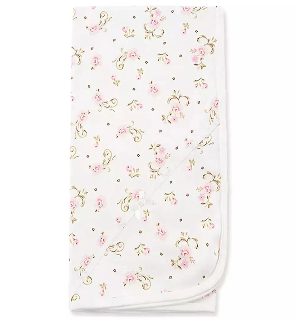 Little Me Baby Girls Sweet Vintage Rose Print Blanket 4