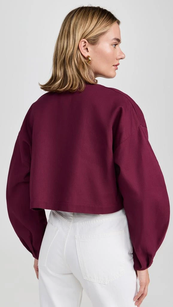 SELFI Cropped Oval Sleeve Shirt 2
