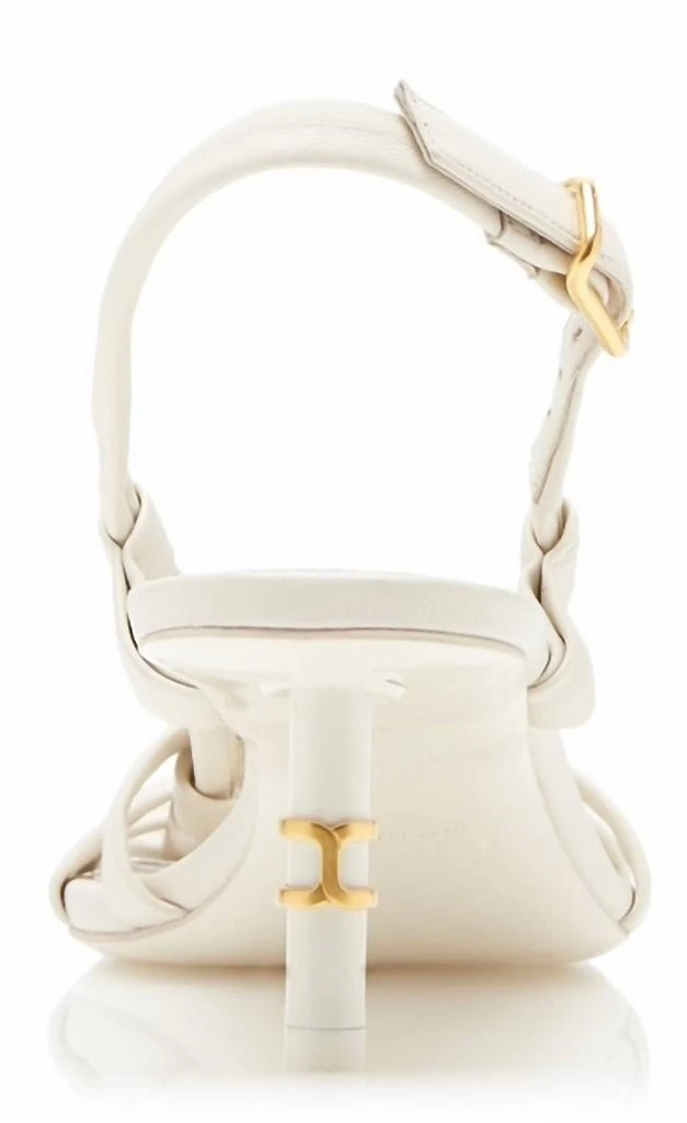 Chloé Chloe - Marcie Cutout Leather Slingback Sandals 4