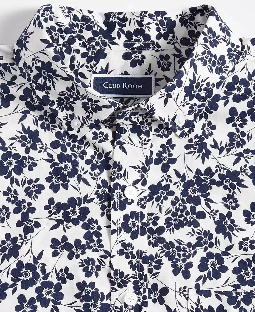 Club Room Men's Floral Poplin Shirt, Created for Macy's 5