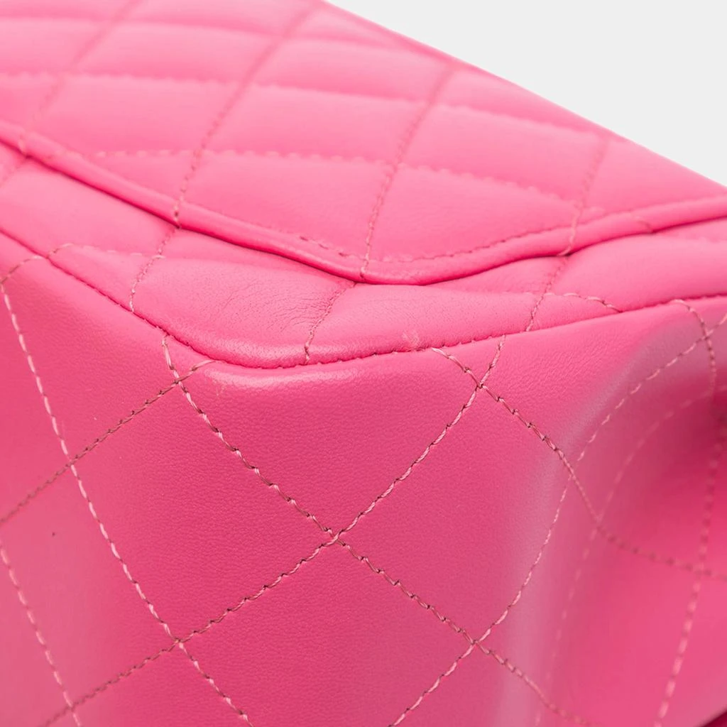 Chanel Chanel Pink Mini Square Classic Lambskin Single Flap 6