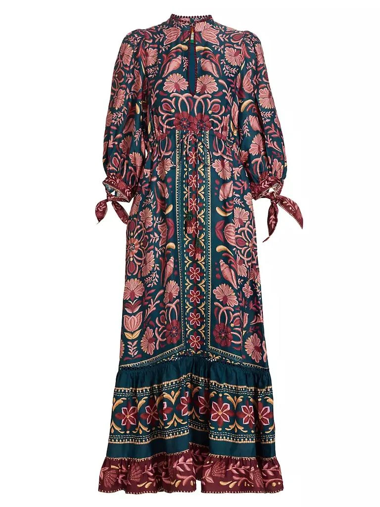 Seashell Print Maxi Cami Dress