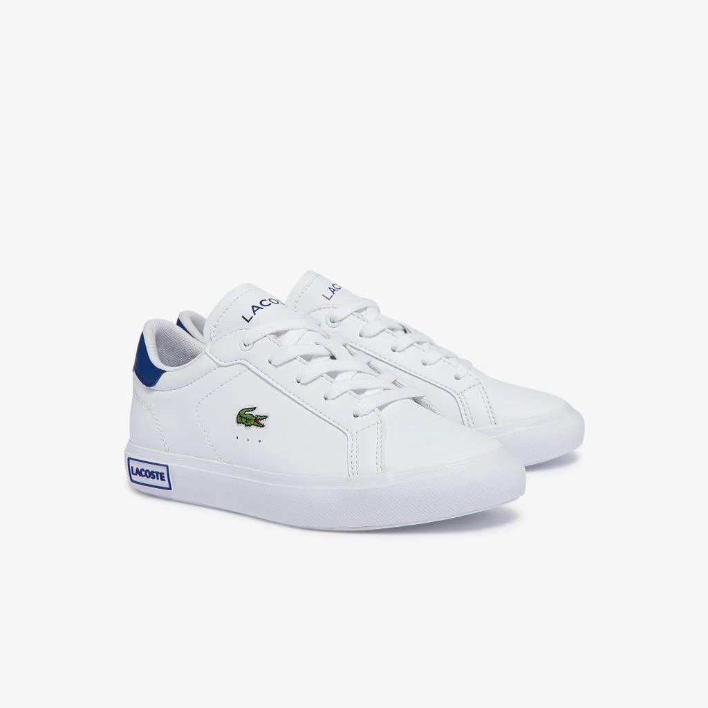 Lacoste White Heel Logo Trainers 1