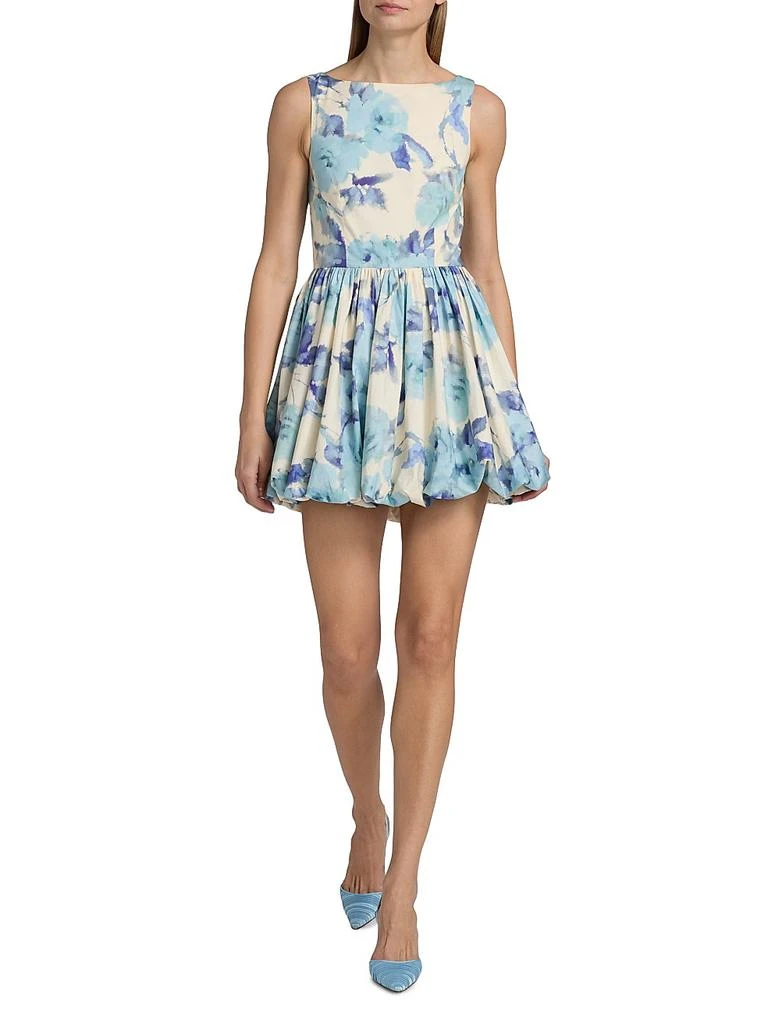 Azeeza Ananya Satin Cotton-Blend Bubble Minidress 2