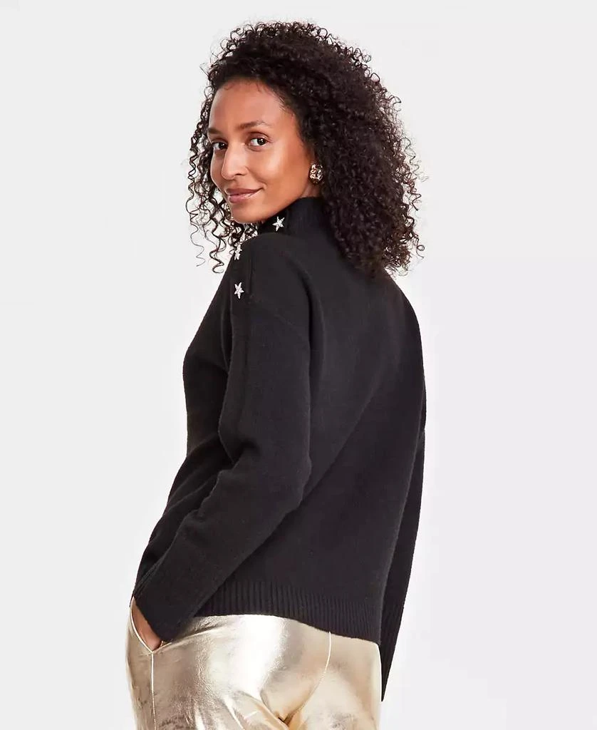 INC International Women's Star Embellished Sweater, Created for Macy's 2