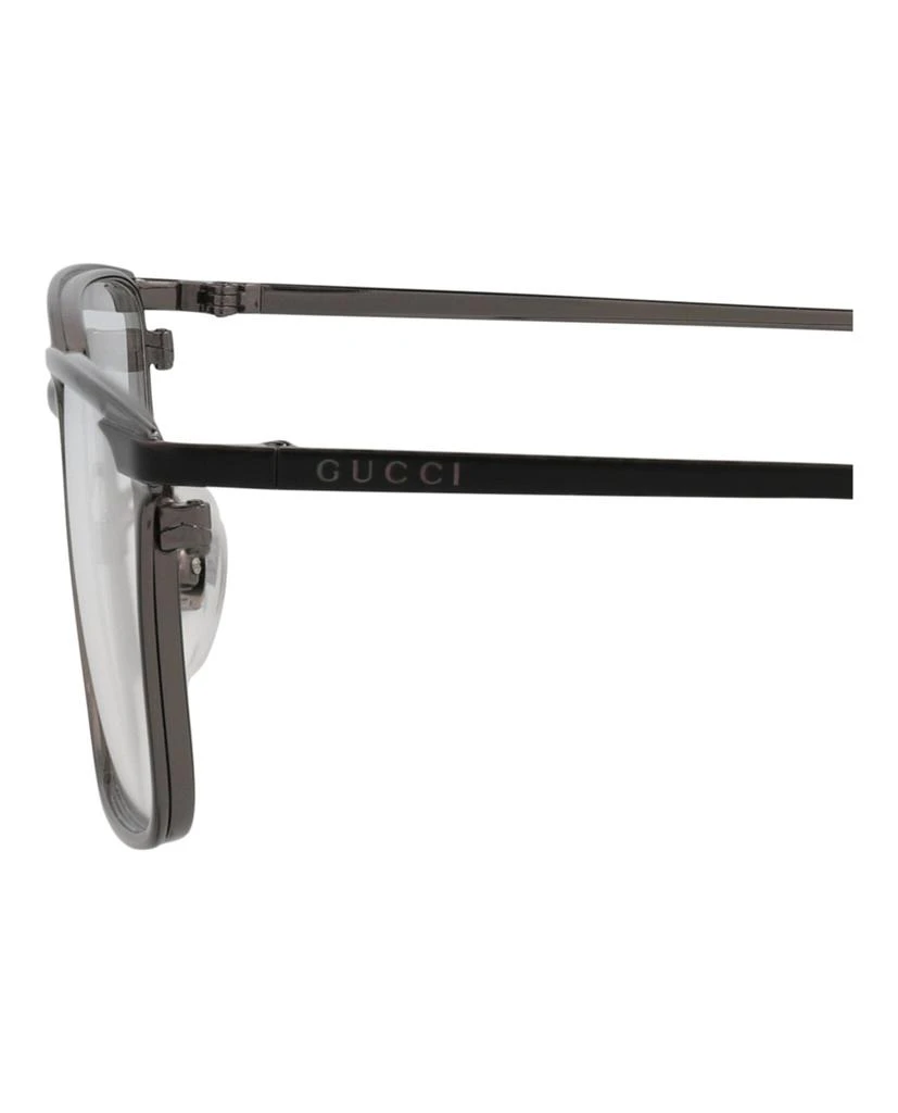 Gucci Square-Frame Metal Optical Frames 4