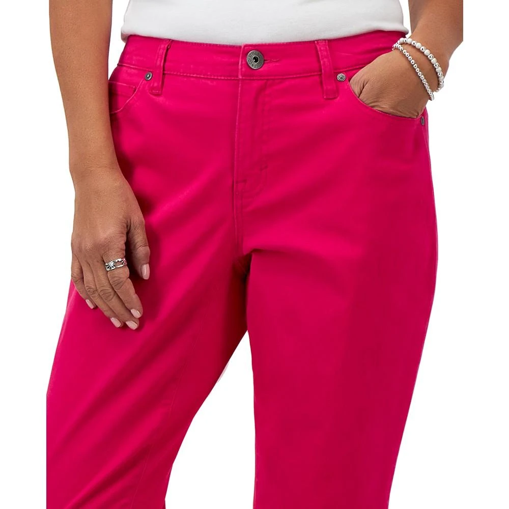 Style & Co Petite Curvy-Fit Mid Rise Cuffed Capri Jeans, Created for Macy's 4