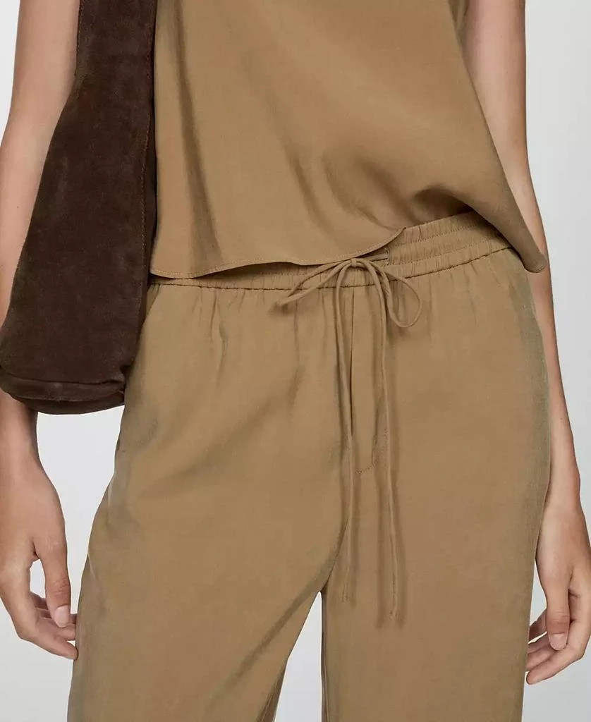 Mango Women's Modal Straight Pants 9