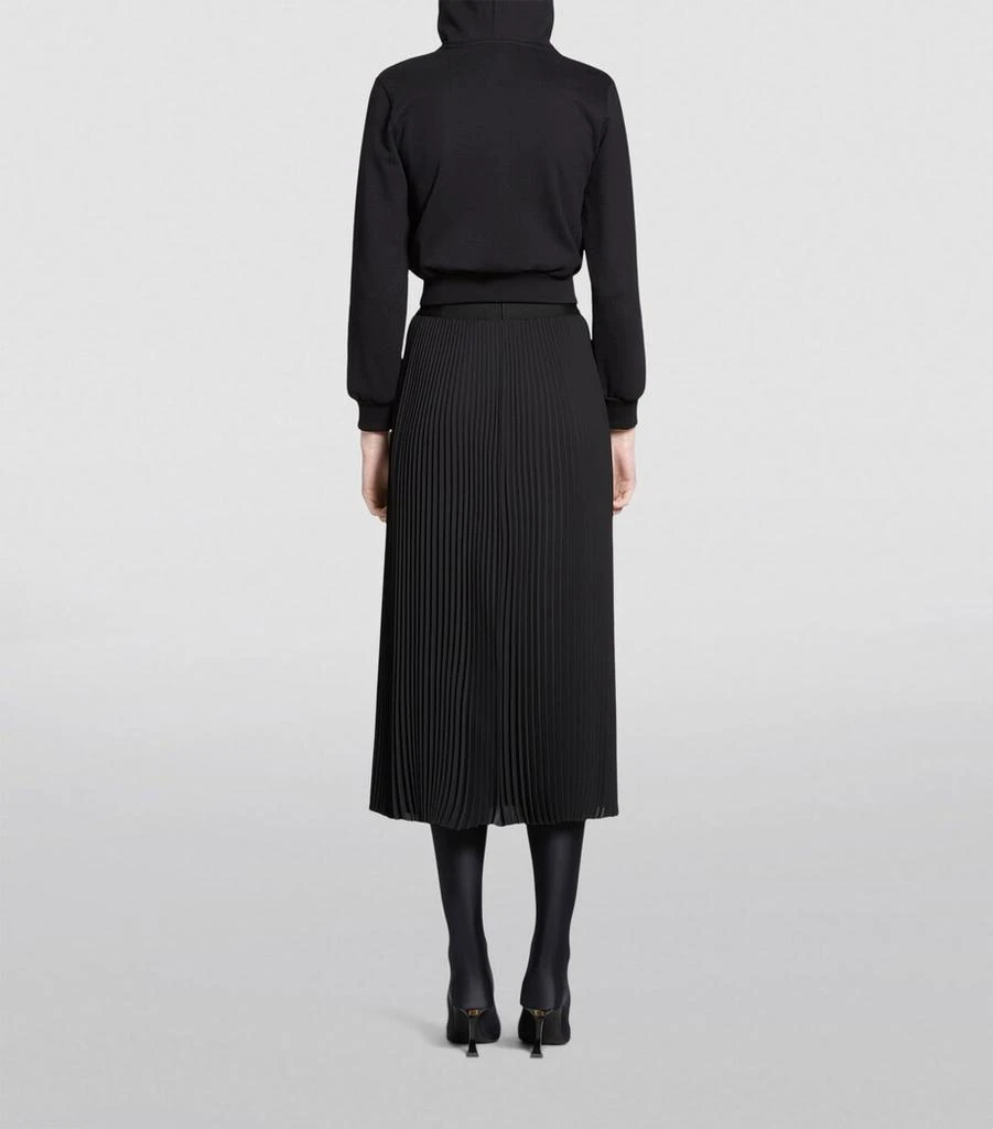 Balenciaga Elasticated-Waist Pleated Skirt 4