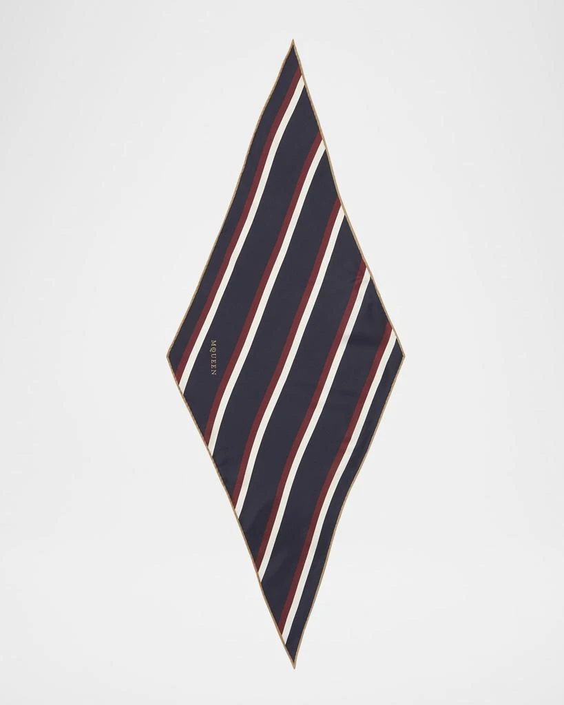Alexander McQueen Striped College-Inspired Scarf 1