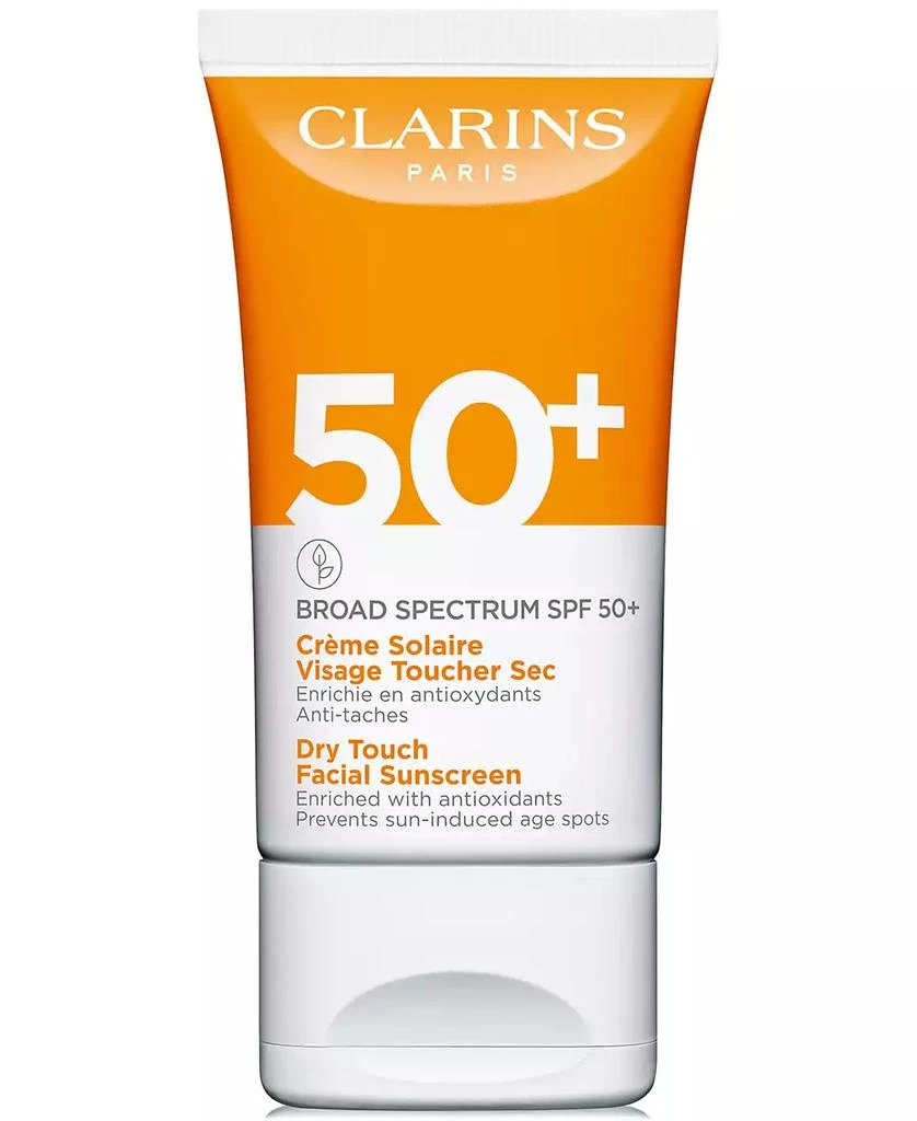 Clarins Dry Touch Facial Sunscreen Broad Spectrum SPF 50+, 1.7 oz. 1