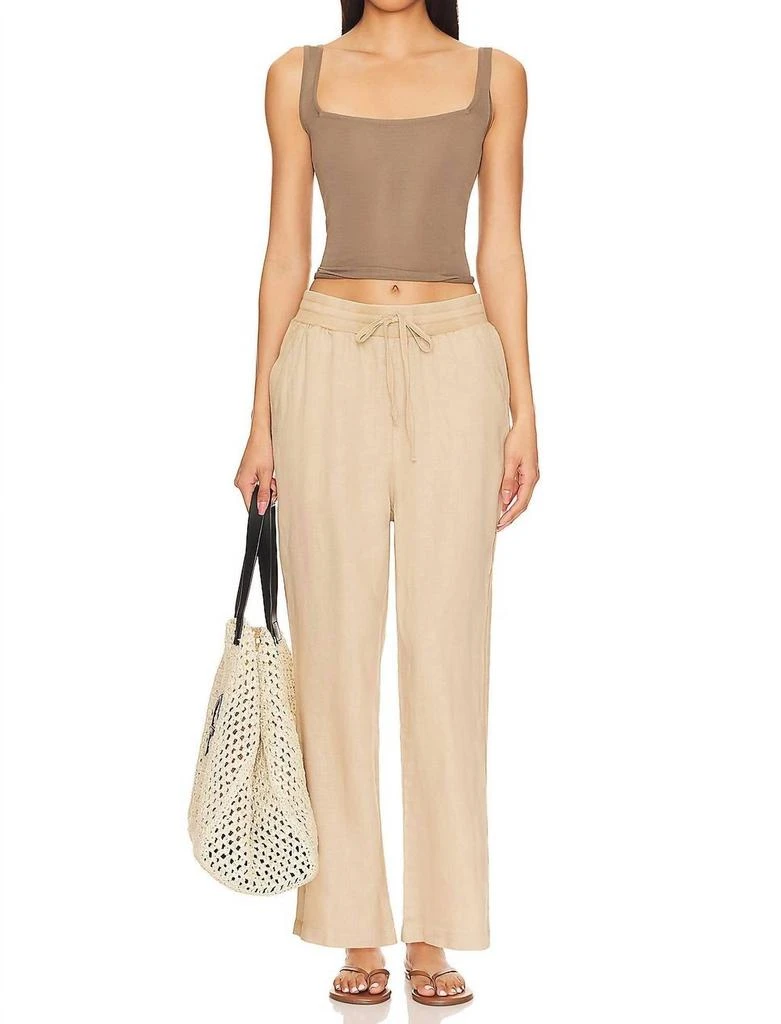 Michael Stars Nolan Pull On Pants In Natural 4