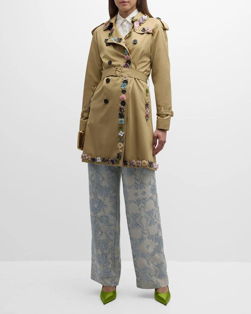 Libertine Button Town Belted Trench Coat 3