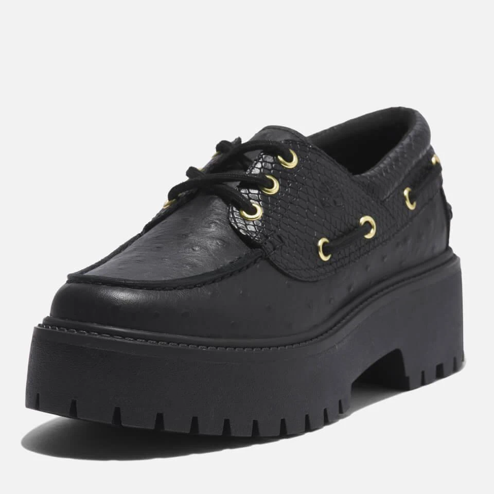 Timberland TIMBERLAND WOMEN'S STONE STREET LEATHER PLATFORM SHOES 2