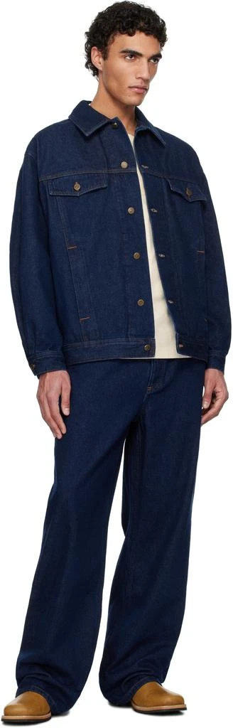 A.P.C. Navy Aaron Jeans 4