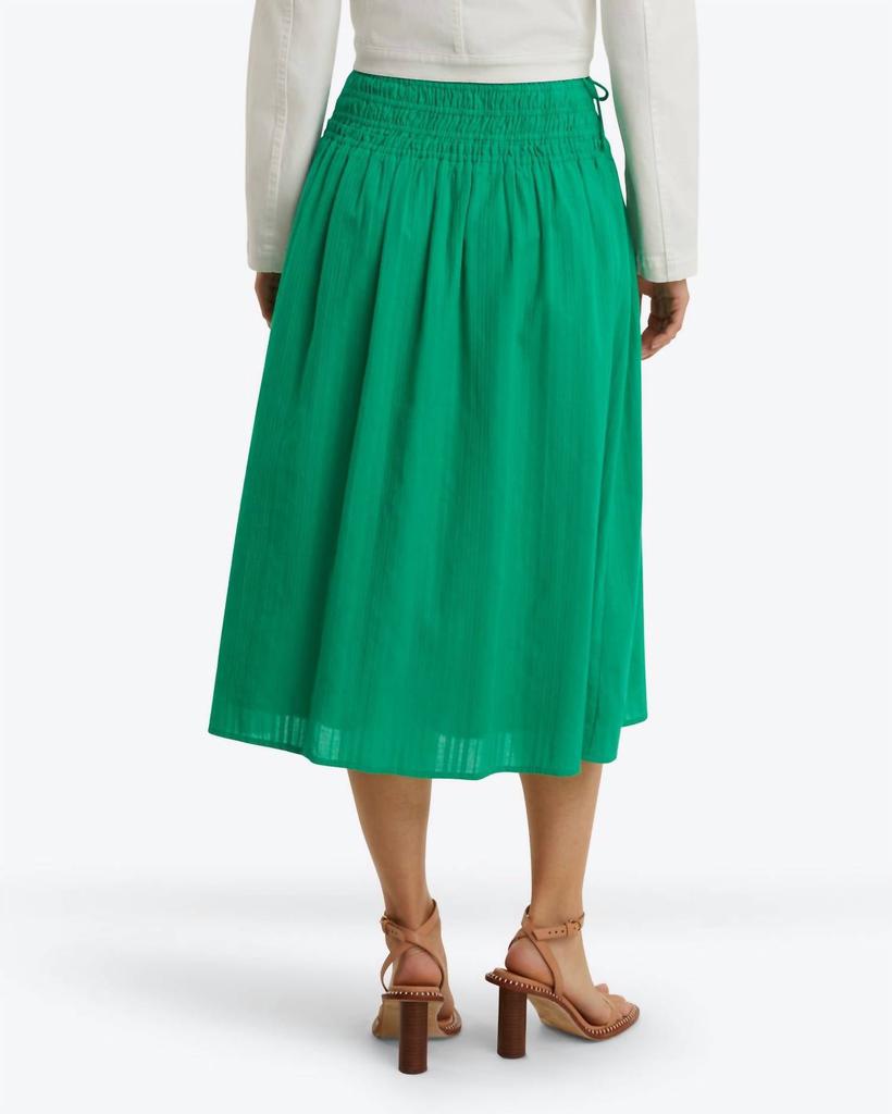 Draper James Draper James - Smocked Waist Midi Skirt