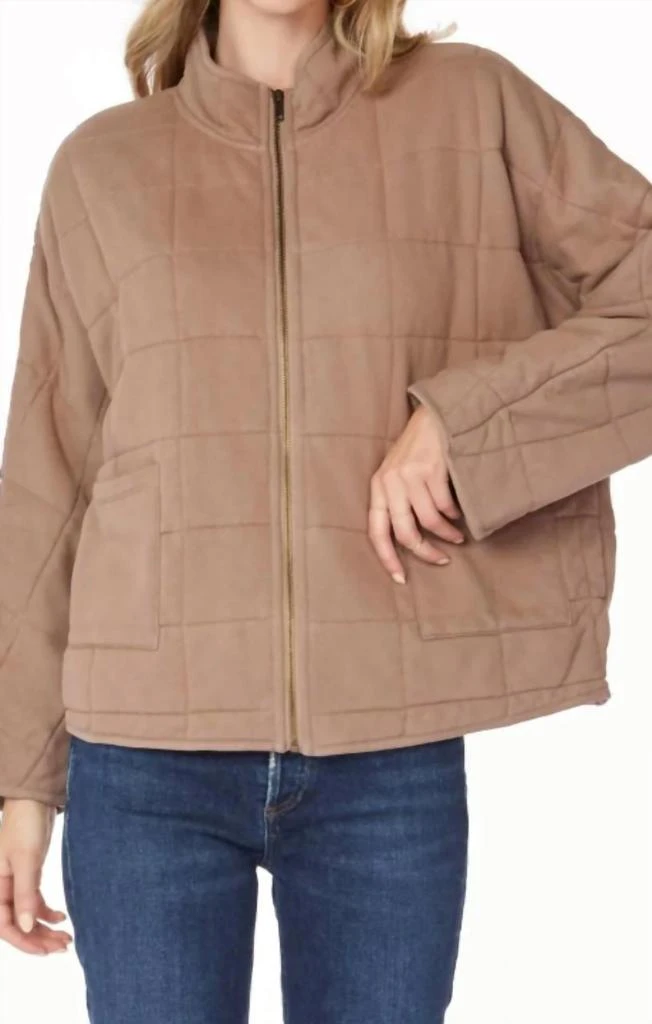 Bobi Bobi - Mockneck Straight Sleeve Jacket 1