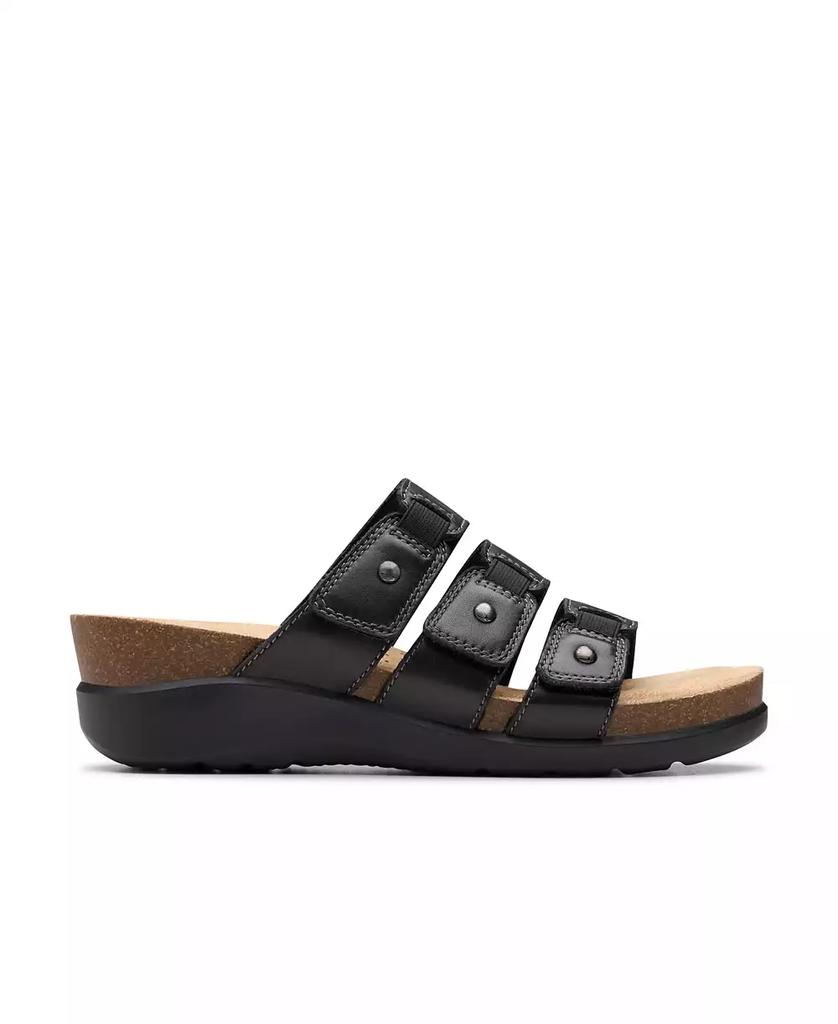 Clarks Collection Women's Calenne Lily Wedge Sandals