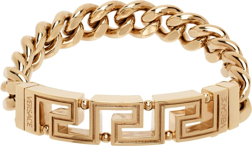 Versace Gold Greca Chain Bracelet 1