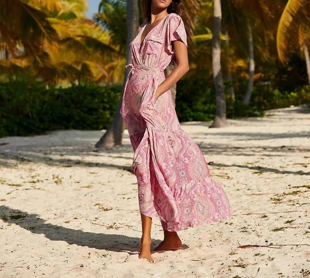 chinese dress ladies Brianna Yellow Long Dress main image 0