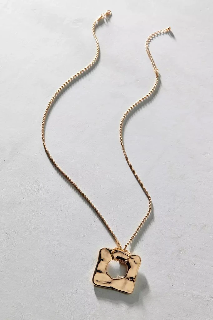 Urban Outfitters Milan Metal Chain Pendant Necklace