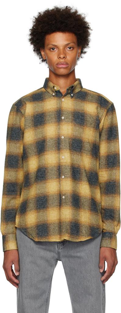 Naked & Famous Denim Yellow Easy Shirt