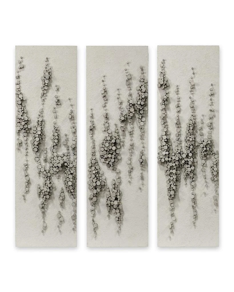 Palecek Rainfall Rattan Wall Decor, Set of 3 2