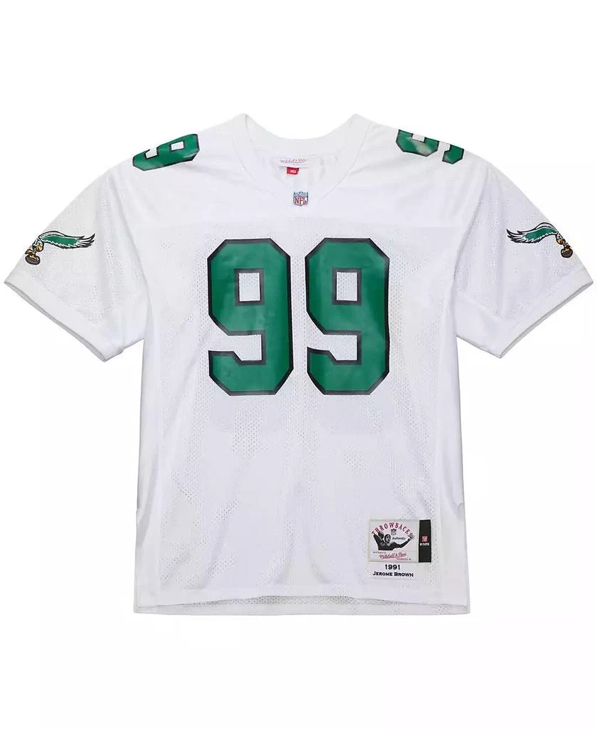 Mitchell 
Ness Men
s Jerome Brown White Philadelphia Eagles 1991 Authentic Throwback Retired Player Jersey 2