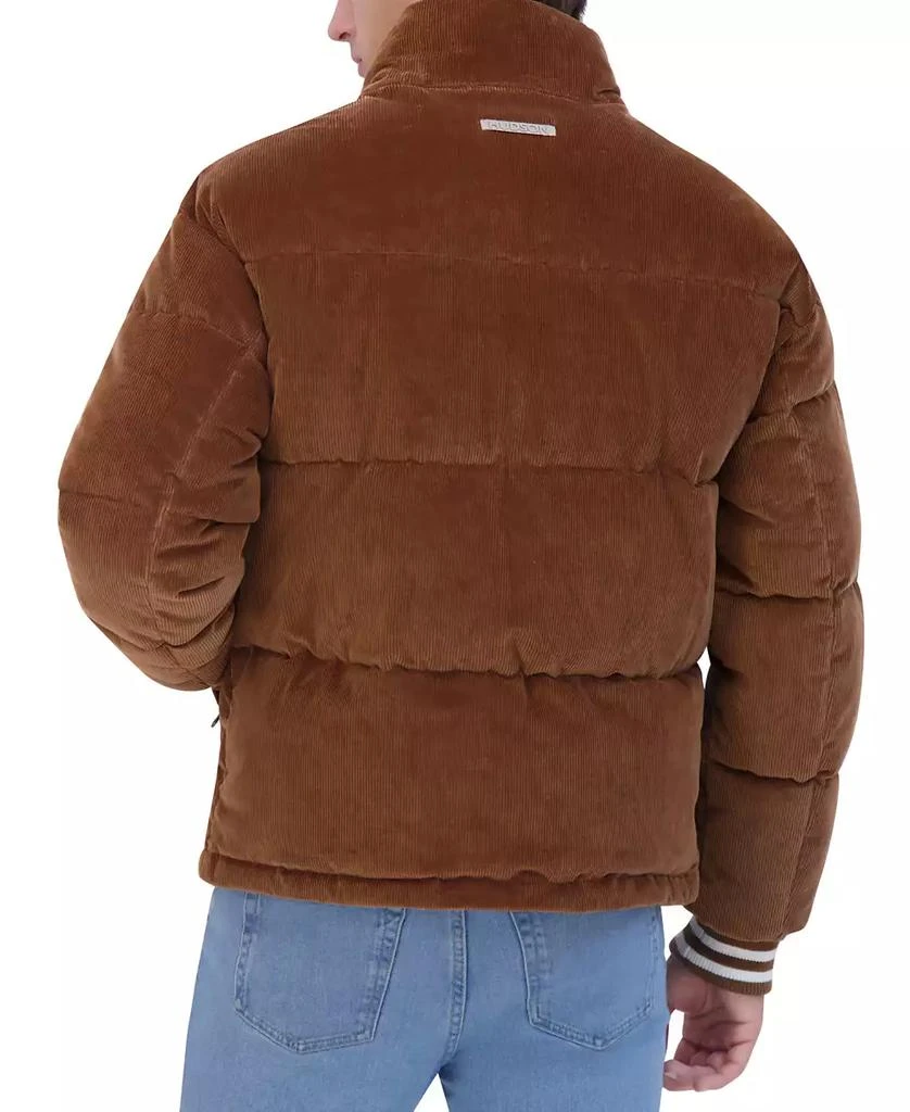 Hudson Men's Corduroy Varsity Puffer Jacket 2