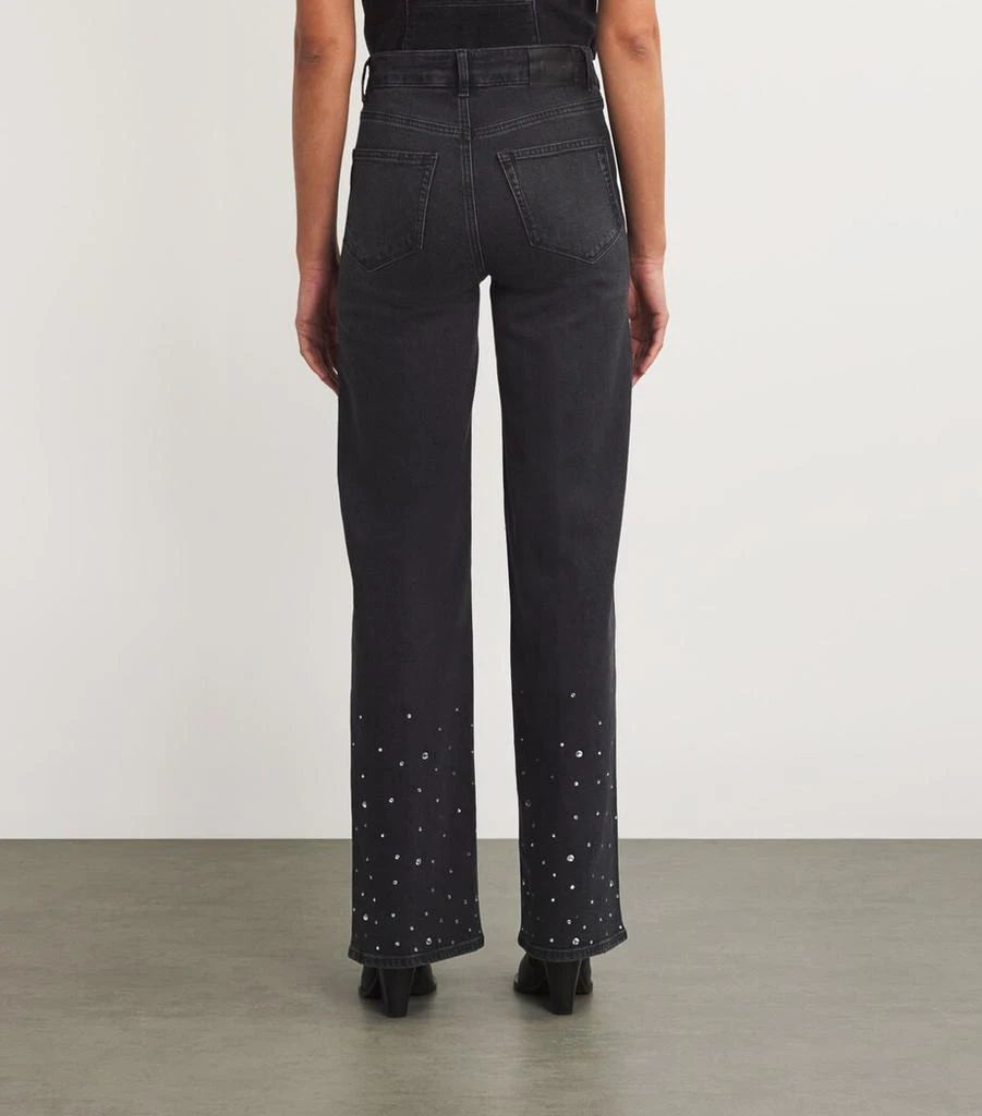 Paige Embellished Sasha Wide-Leg Jeans 4