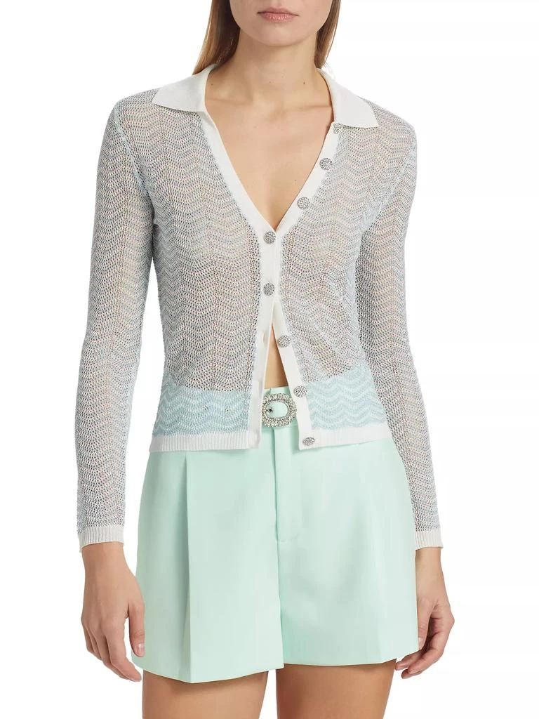 Generation Love Meghan Pointelle Open-Knit Cardigan 3