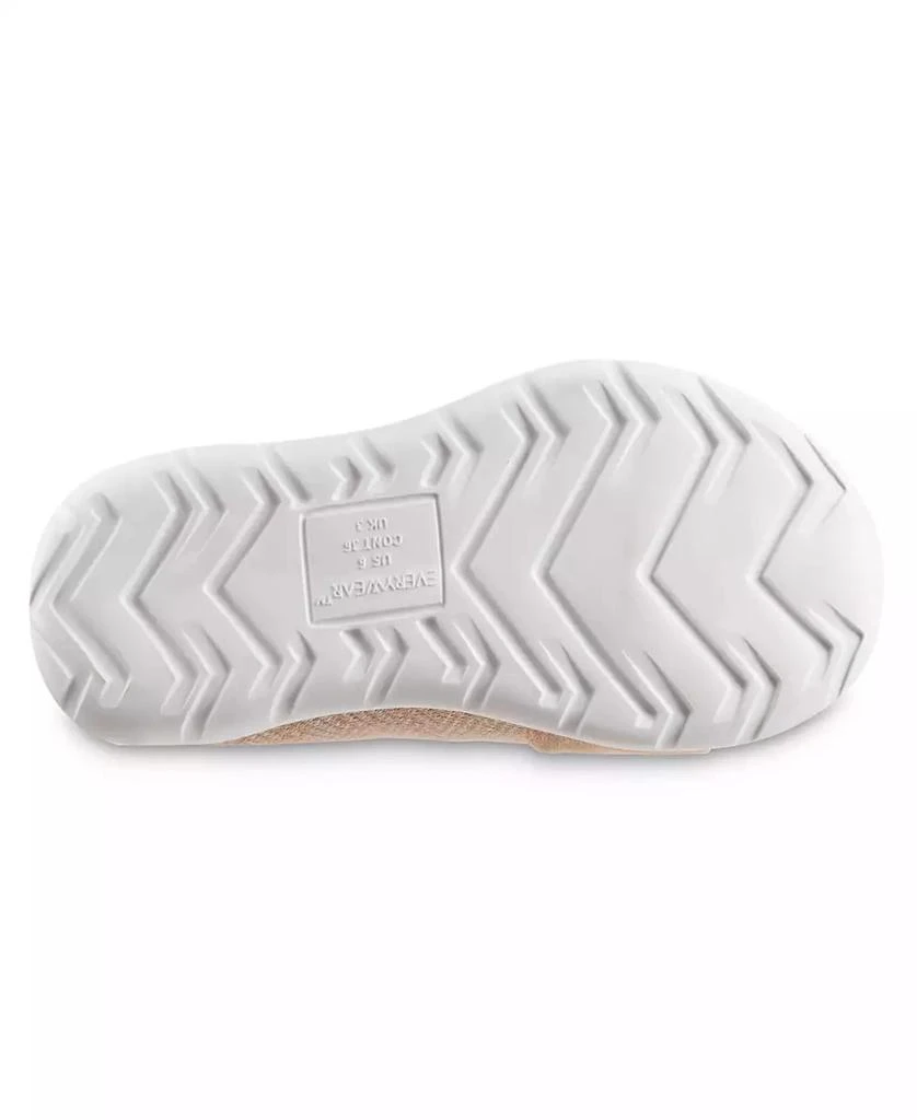 Isotoner Signature Women's Indoor/Outdoor Zenz Hatch Knit Closed-Back with Tie Slip-Ons 3