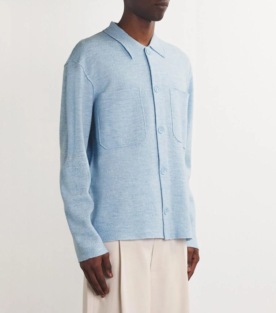 NN07 Boiled Merino Jonas Overshirt 3