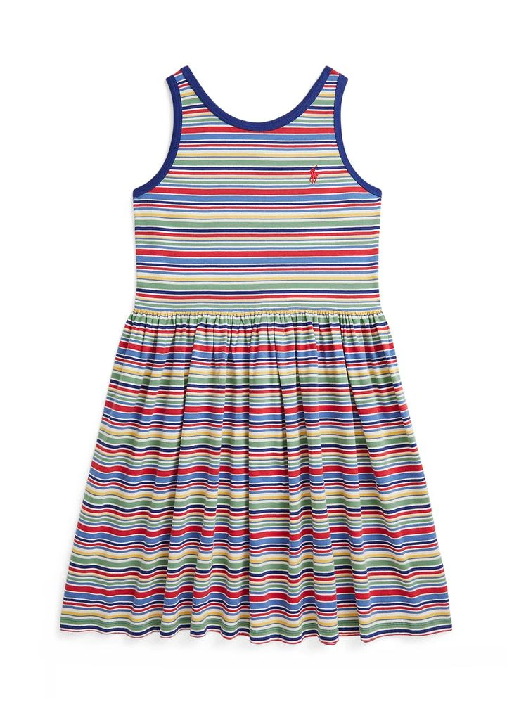 Ralph Lauren Girls 7-16 Striped Cotton Jersey Dress