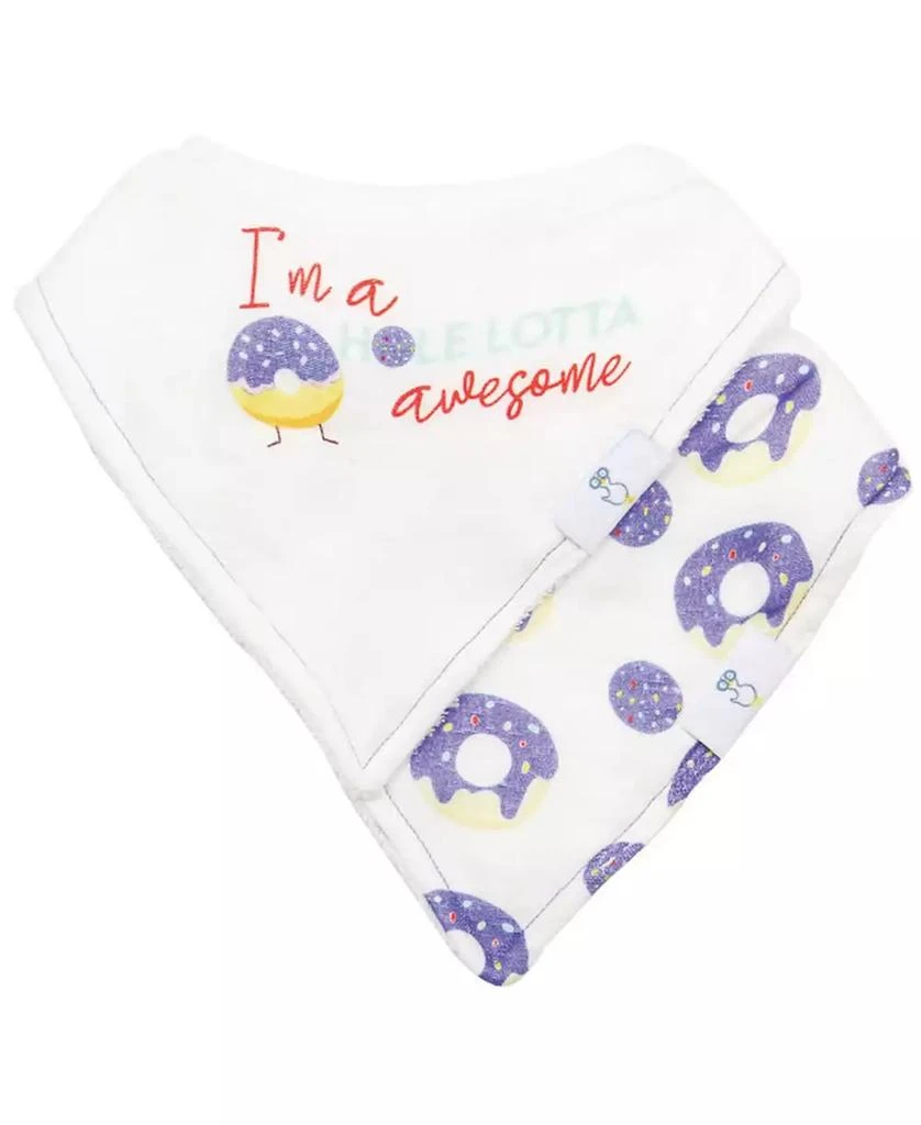 GooseWaddle Slice Slice Baby And Pizza 2 Pack Muslin
Terry Cloth Bib Set