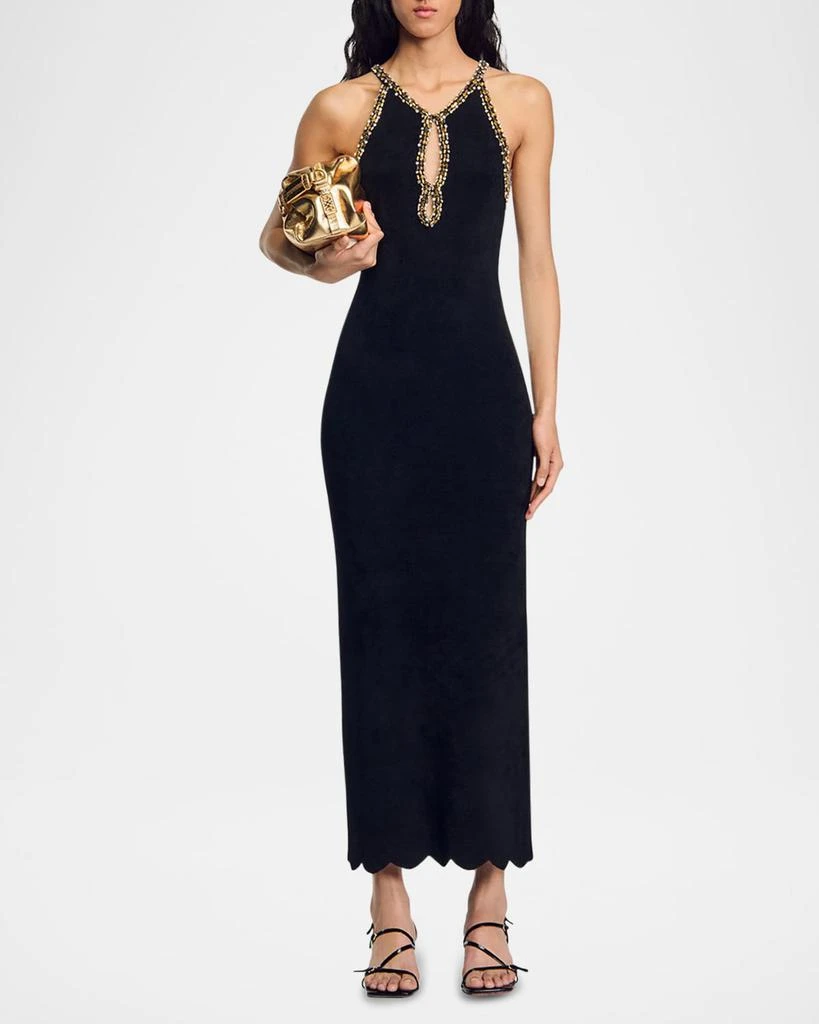 Sandro Jenna Beaded Velvet Knit Midi Dress - Dresses & Skirts - Compare Prices from 9+ Stores - Free Shipping - BeyondStyle Sandro Jenna Beaded Velvet Knit Midi Dress - Dresses & Skirts - Compare Prices from 9+ Stores - Free Shipping - BeyondStyle