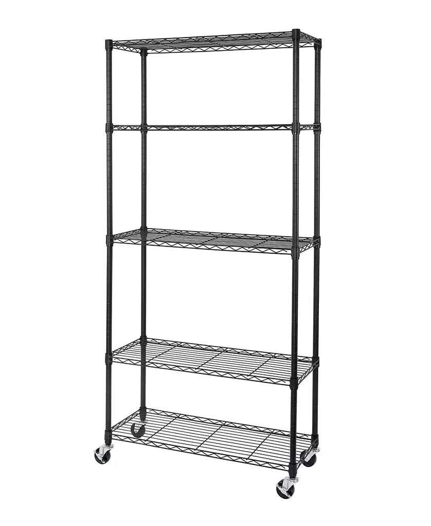 Seville Classics UltraDurable 5-Tier NSF Steel Wire Shelving System 1