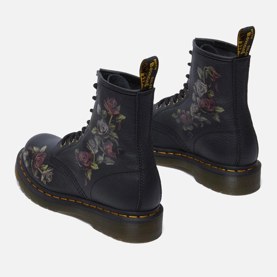 undefined DR. MARTENS WOMEN'S 1460 DECAYED ROSES LEATHER BOOTS 4