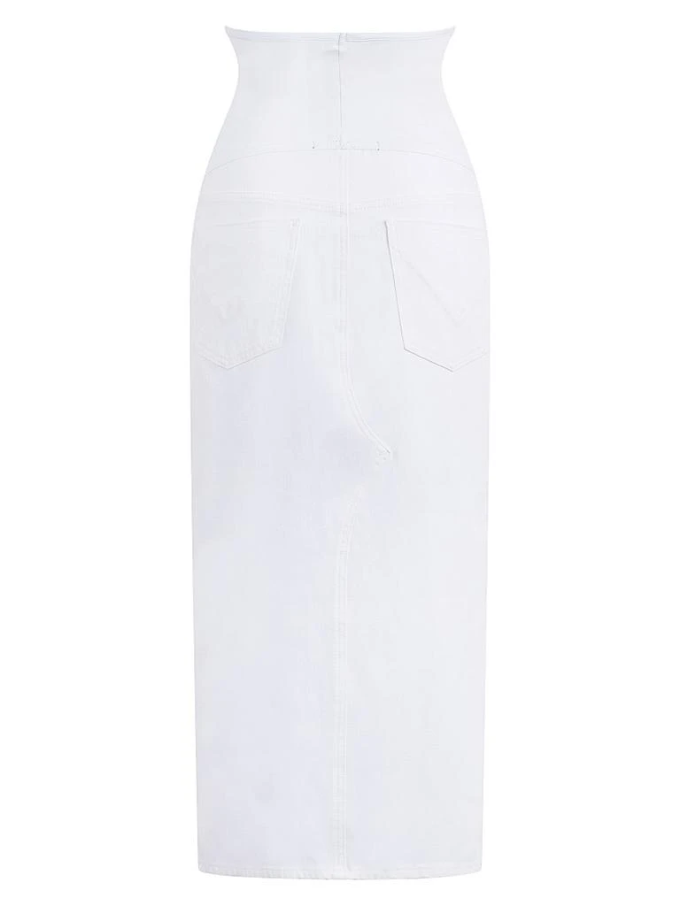 Hudson Maternity Denim Maxi Skirt 3