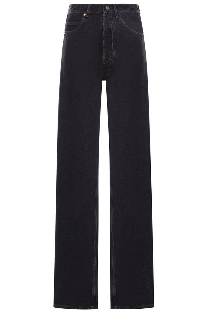 Yves Saint Laurent Saint Laurent V-Waist Long Baggy Jeans 1