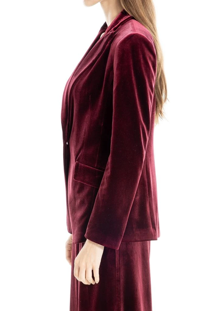 Max Studio Peak Lapel Velvet Blazer 4