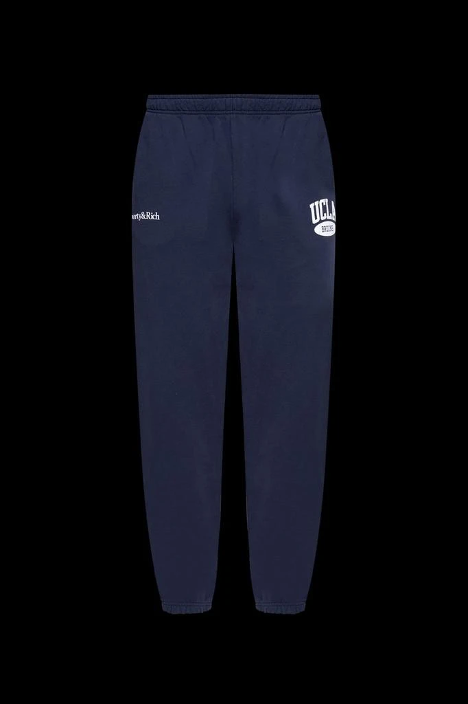 Sporty & Rich Sporty & Rich Logo Printed Tapered-Leg Sweatpants 1