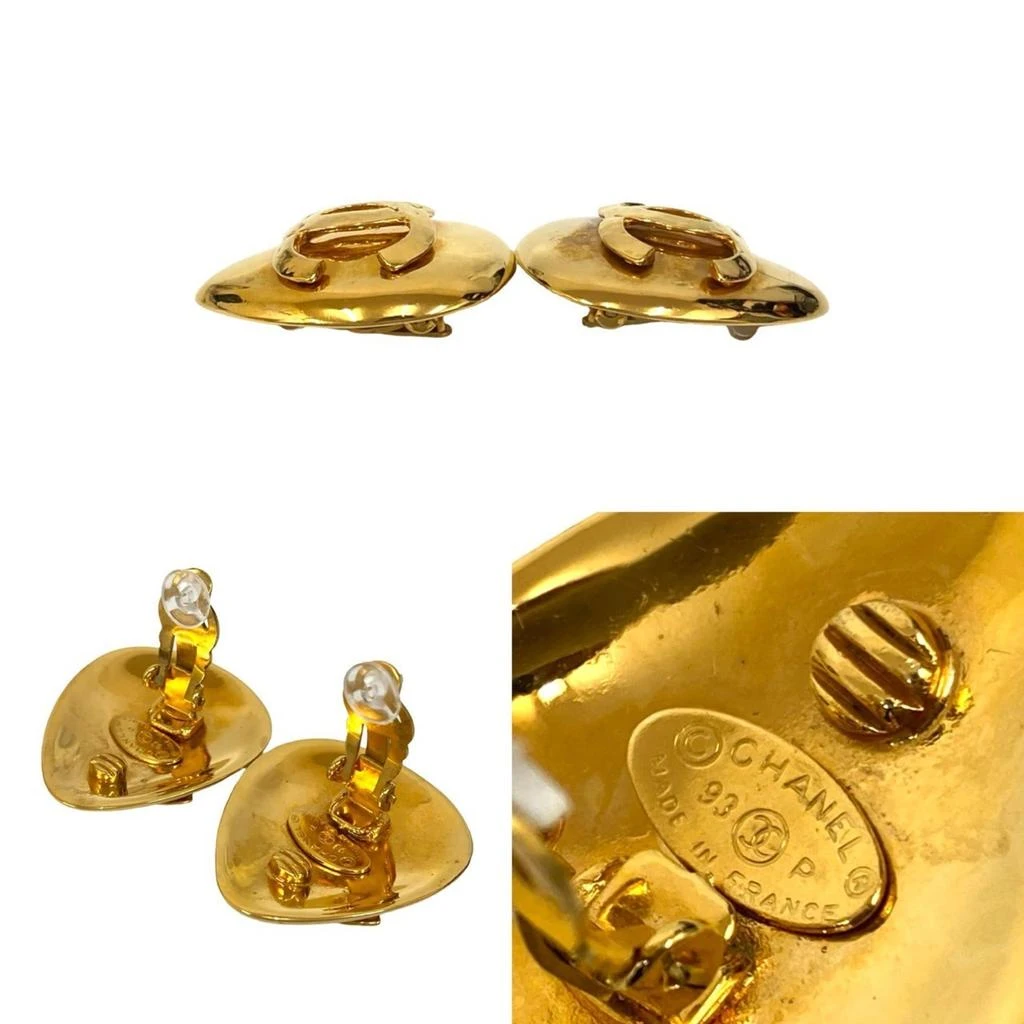 Chanel Plating Clip Earrings (Pre-Owned)