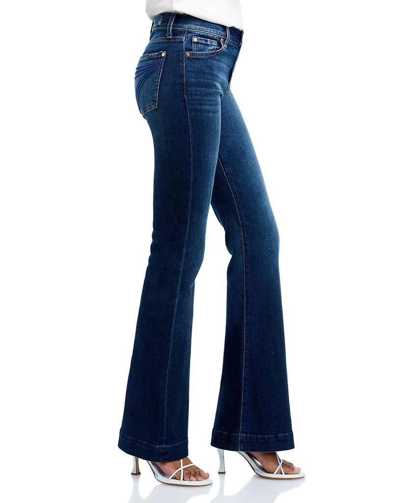 7 For All Mankind B(air) Dojo Mid Rise Flare Jeans in Authentic Fate 4