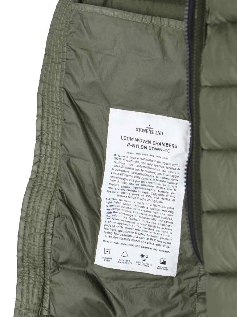Stone Island Logo Hooded Down Jacket 2