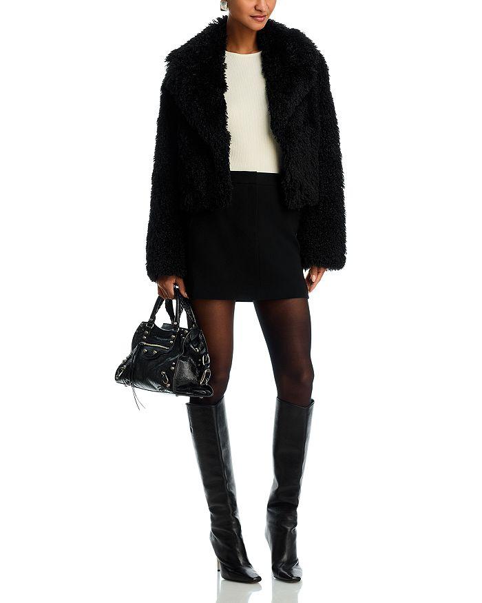 STAND STUDIO Samara Faux Fur Jacket