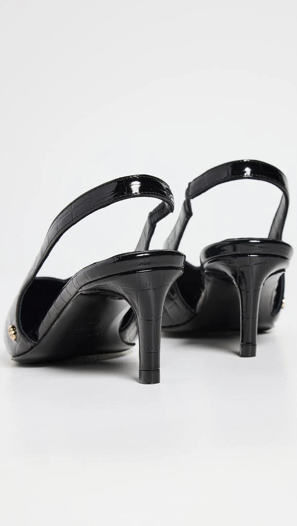ANINE BING Nina Heels with Metal Toe Cap Slingbacks 3
